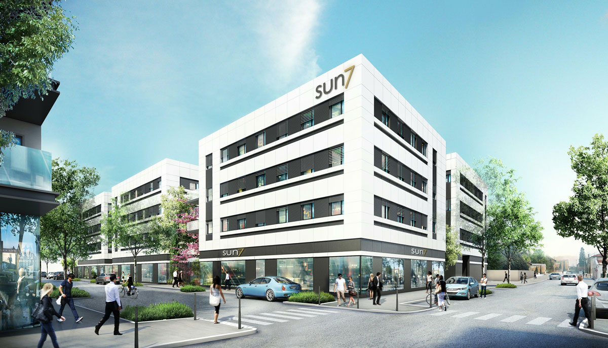 Sun7, Lyon (69), Sud architectes, 6 200 m²