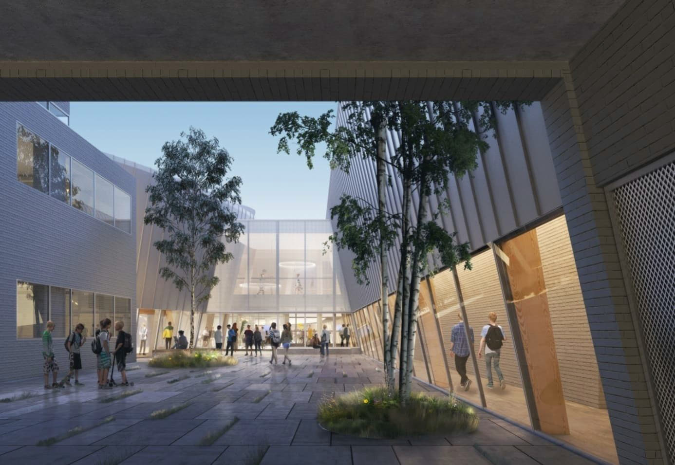 Collège Saint-Exupéry, Noisy-le-Grand (93), a+ samueldelmas architectes,  8 700 m²