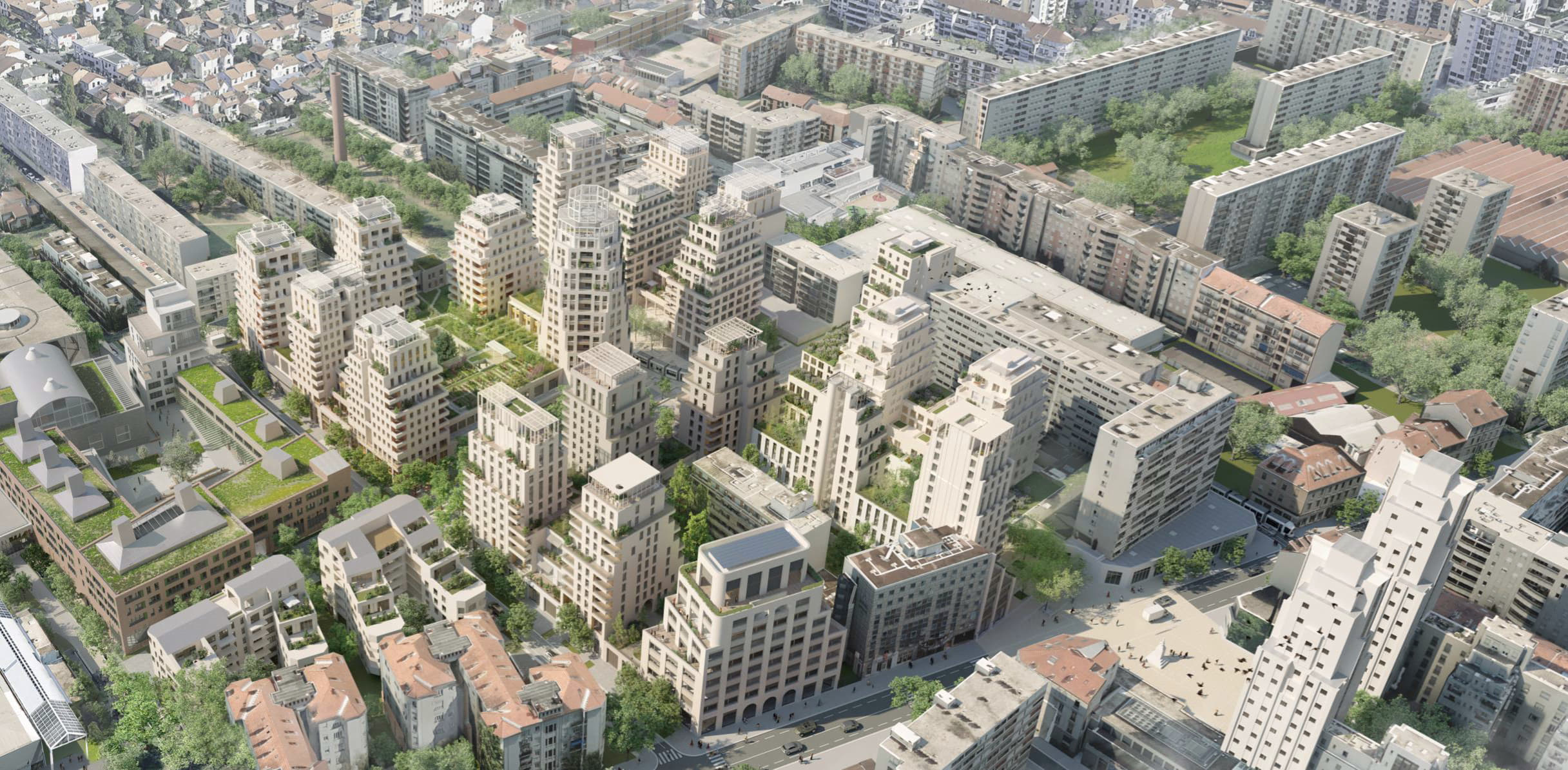 Gratte-Ciel , Villeurbanne (69) , ANMA / DND / FAYE ,  26 000 m²
